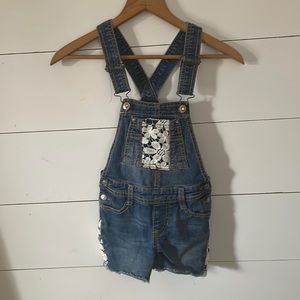Floral overalls Jordache girls denim overalls size 6